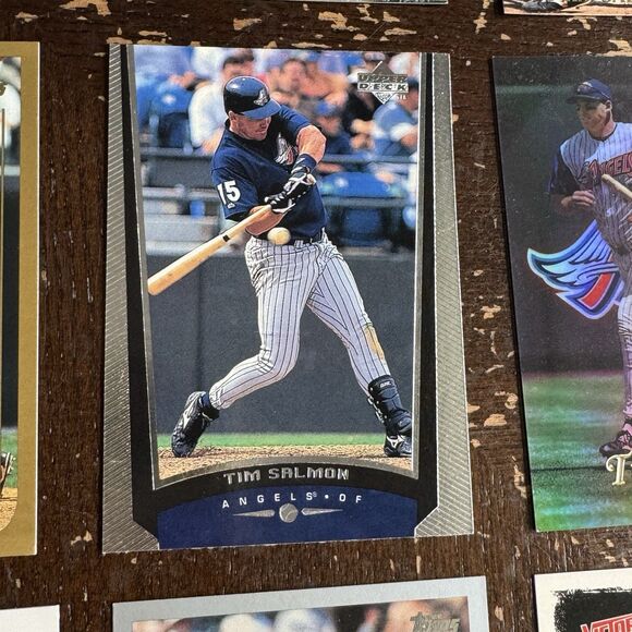 Tim Salmon 12 Card Lot With 1999 Topps Gold Label Baseball & Ted Williams Legacy - Picture 7 of 13